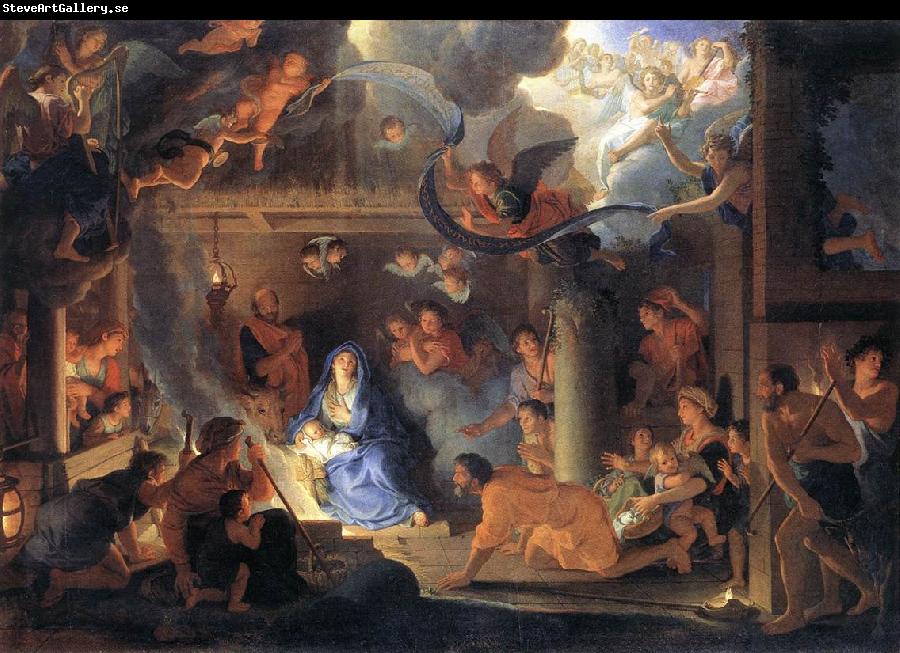 LE BRUN, Charles Adoration of the Shepherds